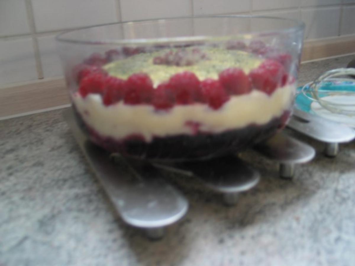 Süßspeisen + Desserts: Einfacher Vanillepudding mit dreierlei Obst - Rezept - Bild Nr. 2