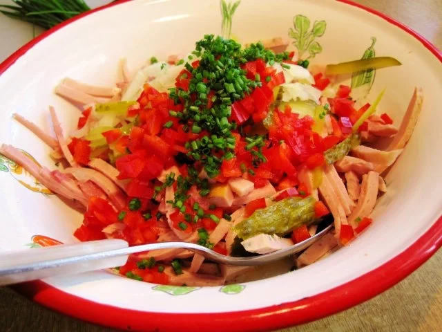 Rezept: Wurschtsalat aus Resten ... Bild Nr. 4 Wurschtsalat aus Resten ... - Rezept - Bild Nr. 4