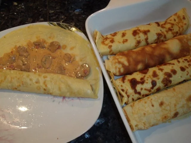 Pilz-Pfannkuchen - Rezept