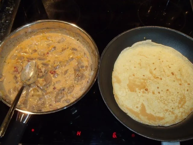 Pilz-Pfannkuchen - Rezept - Bild Nr. 2