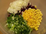 Rote Bete-Kidneybohnen-Maissalat - Rezept