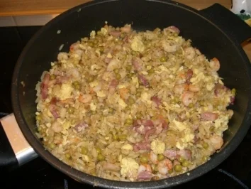 Nasi Goreng (Gebratener Reis) - Rezept