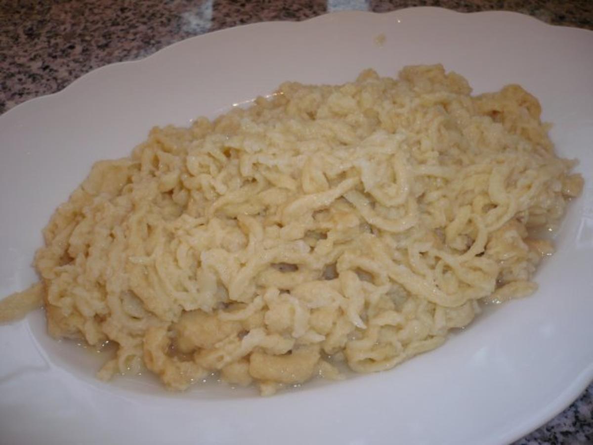 Dinkelspätzle handgeschabt - Rezept - Bild Nr. 8