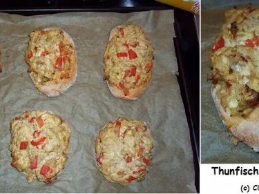 Thunfisch Pizzaschiffchen (WW 4 Punkte) - Rezept