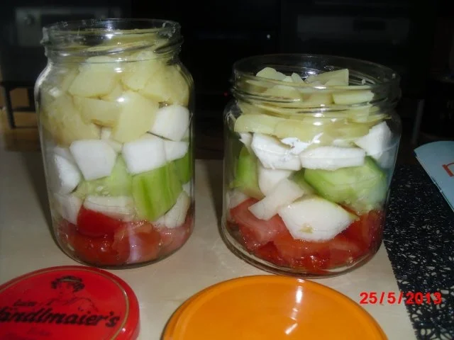 Rezept: Salat im Glas Bild Nr. 5 Salat im Glas - Rezept - Bild Nr. 5