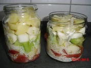 Salat im Glas - Rezept