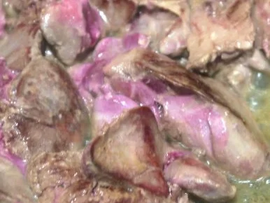 Beluga-Linsen-Salat mit glasierter Geflügelleber - Rezept - Bild Nr. 16