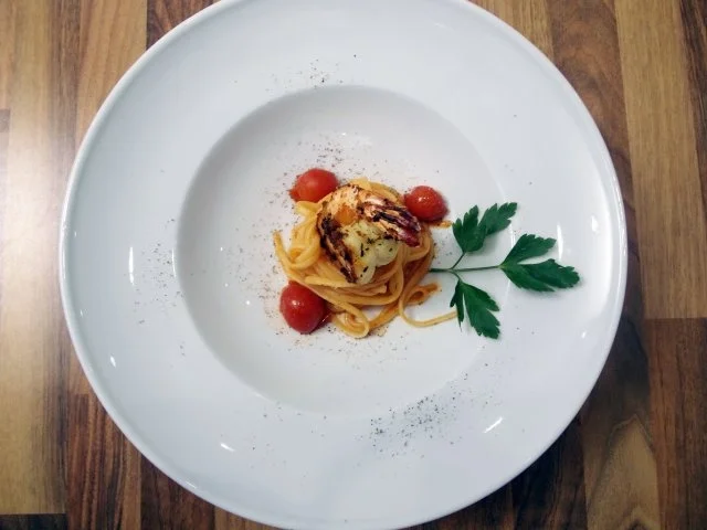 Linguinische Gamba-Ouvertüre di Pomodoro - Rezept