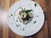 Filetto non Solistico und Risotti di verdure - Rezept