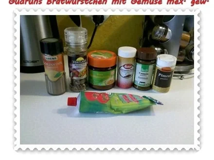 Fleisch: Bratwürstchen mit Gemüse - mexikanisch gewürzt - Rezept - Bild Nr. 5