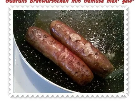 Fleisch: Bratwürstchen mit Gemüse - mexikanisch gewürzt - Rezept - Bild Nr. 6