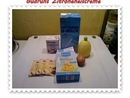 Eis: Zitroneneiscreme - Rezept - Bild Nr. 2