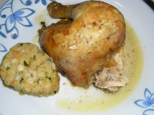 Rezept: Hähnchen mit prallem Bauch Hähnchen mit prallem Bauch - Rezept