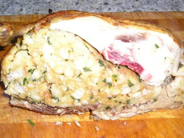 Rezept: Hähnchen mit prallem Bauch Bild Nr. 5 Hähnchen mit prallem Bauch - Rezept - Bild Nr. 5