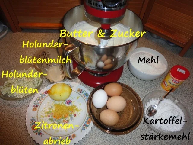 Rezept: Holunderblüten Kuchen Bild Nr. 5 Holunderblüten Kuchen - Rezept - Bild Nr. 5