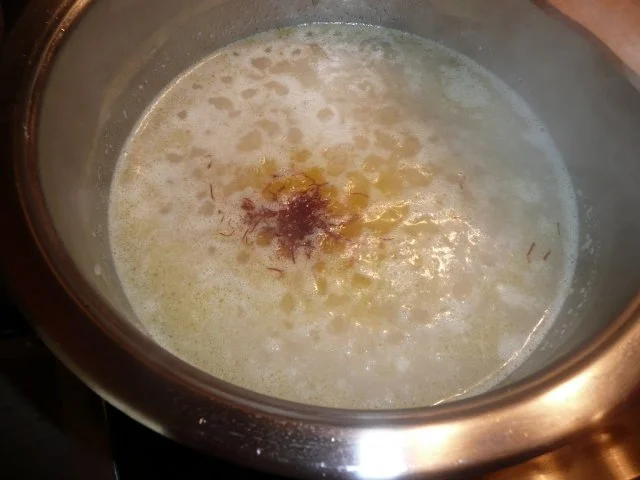 Rezept: Putenröllen in Tomaten an Safranreis. Bild Nr. 6 Putenröllen in Tomaten an Safranreis. - Rezept - Bild Nr. 6