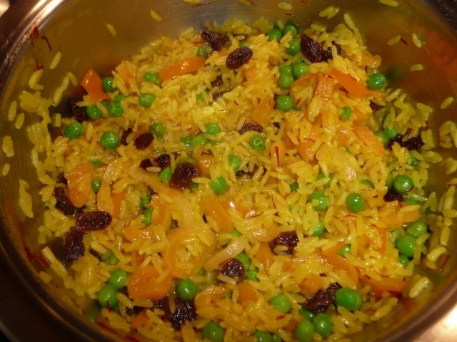 Rezept: Putenröllen in Tomaten an Safranreis. Bild Nr. 7 Putenröllen in Tomaten an Safranreis. - Rezept - Bild Nr. 7