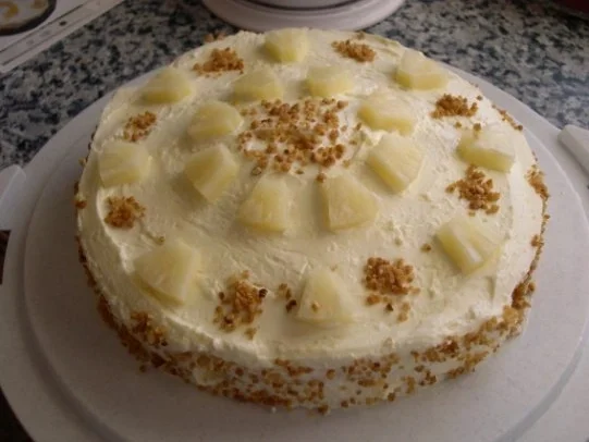 Rezept: Ananas-Kokos Torte Ananas-Kokos Torte - Rezept