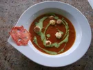 Tomatensuppe mit Petersilienpesto - Rezept