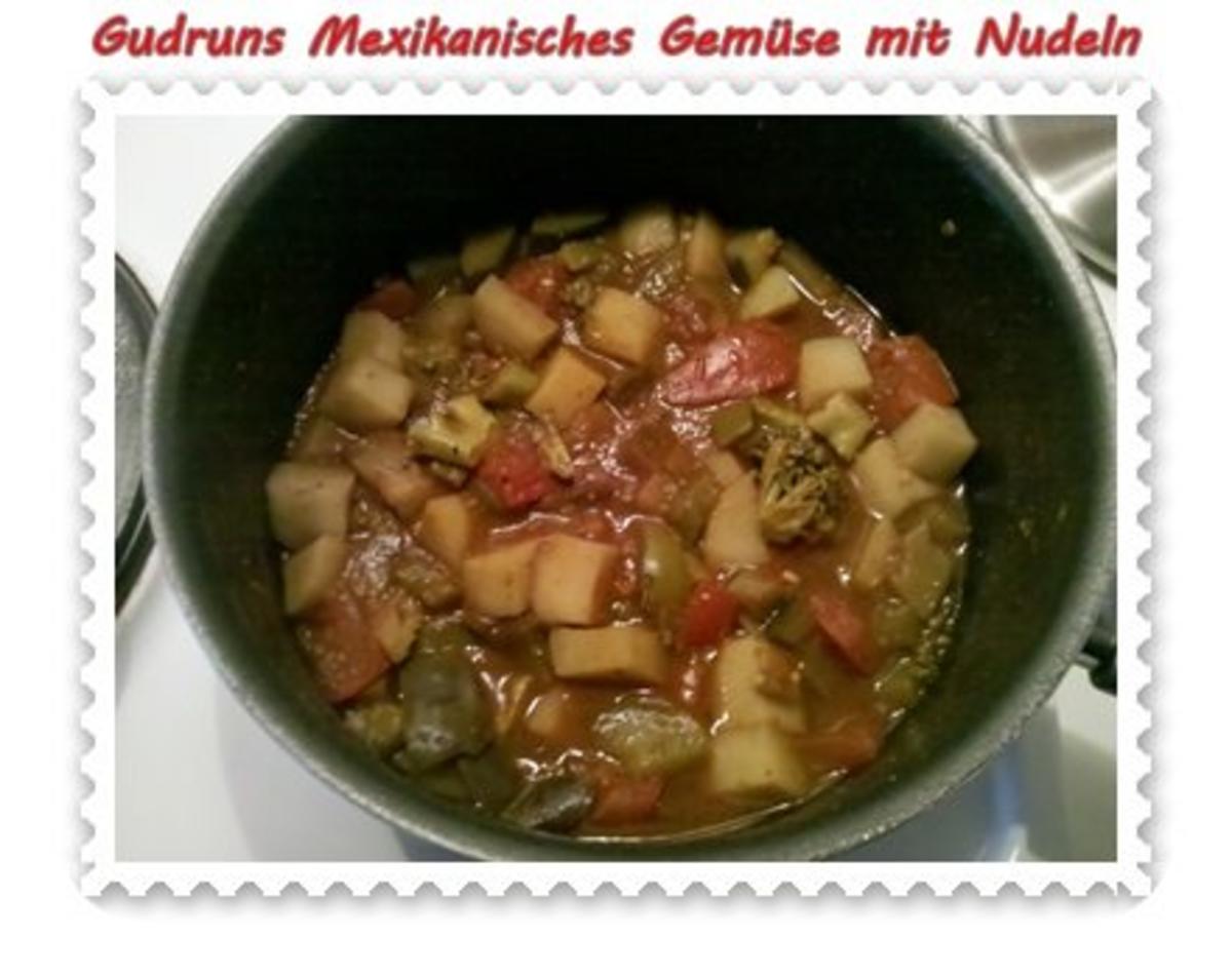 Vegetarisch: Mexikanisches Gemüse mit Nudeln - Rezept - Bild Nr. 2