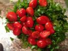 Grüner-Tomaten-Gurken Salat - Rezept