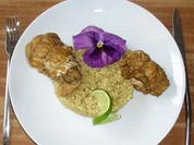 Fischroulade in Heu - Rezept