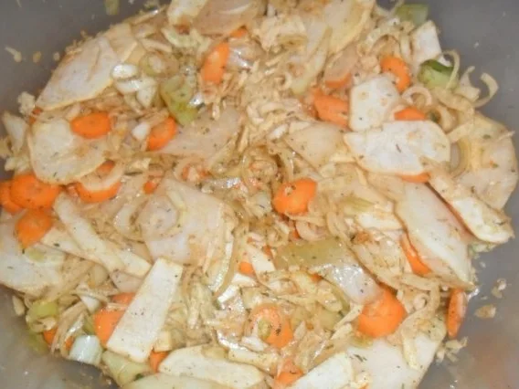 gratin -ohne sahne und eier..ich habe meine vegetarische woche..bemerkt?? resteküche - Rezept - Bild Nr. 6