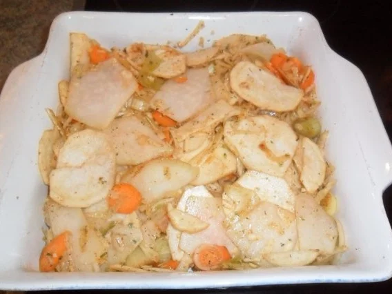 gratin -ohne sahne und eier..ich habe meine vegetarische woche..bemerkt?? resteküche - Rezept - Bild Nr. 7