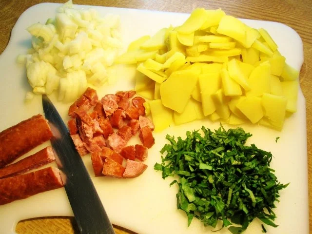 Drei Kartoffeln und ´ne Wurst ... - Rezept - Bild Nr. 5