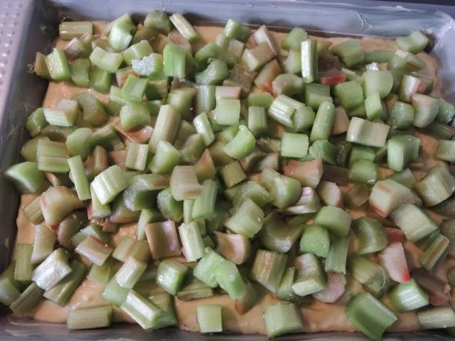 Rahbarber Streuselkuchen - Rezept - Bild Nr. 3