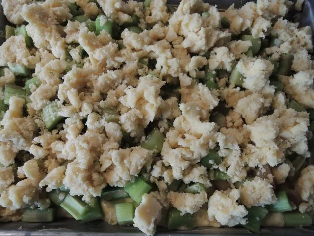 Rahbarber Streuselkuchen - Rezept - Bild Nr. 4