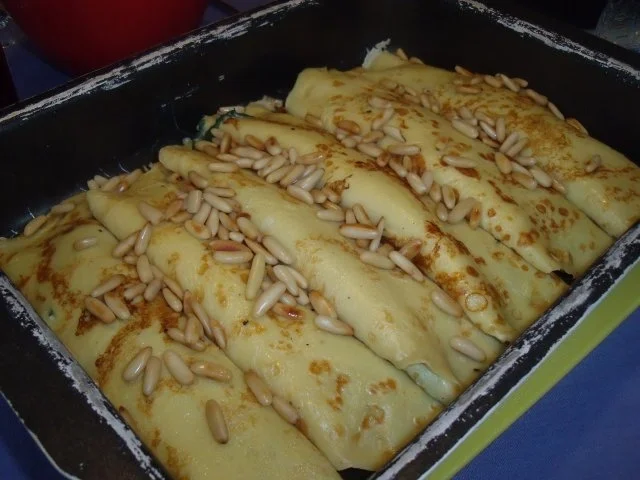 Spinat-Käse-Pfannkuchen - Rezept - Bild Nr. 2