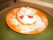 Rhabarber-Pudding-Hefeteilchen - Rezept