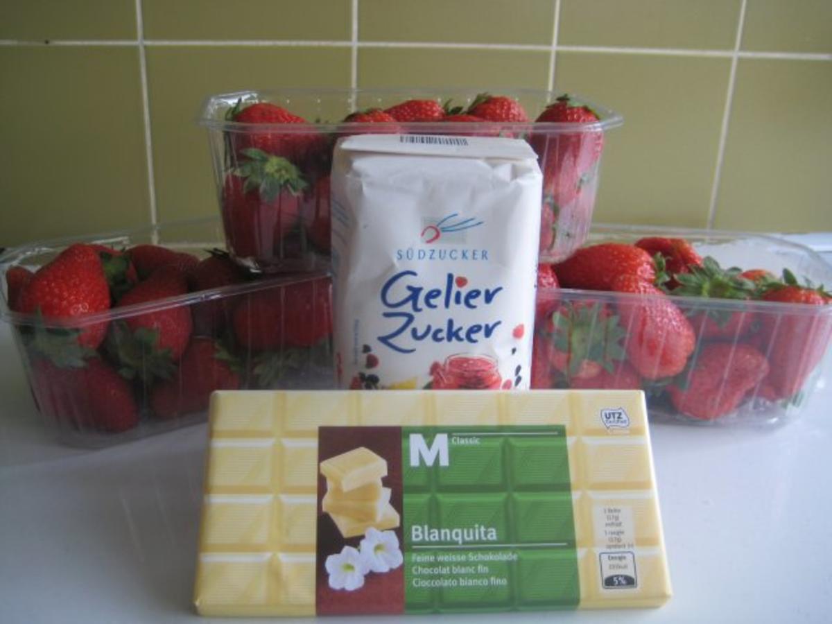 Erdbeer-Weisse Schokolade-Konfitüre - Rezept - Bild Nr. 4