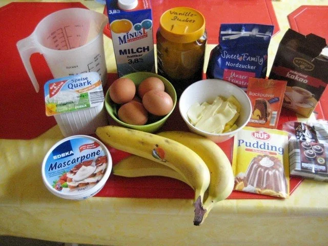 Schoko Käsekuchen mit Bananen - Rezept - Bild Nr. 2