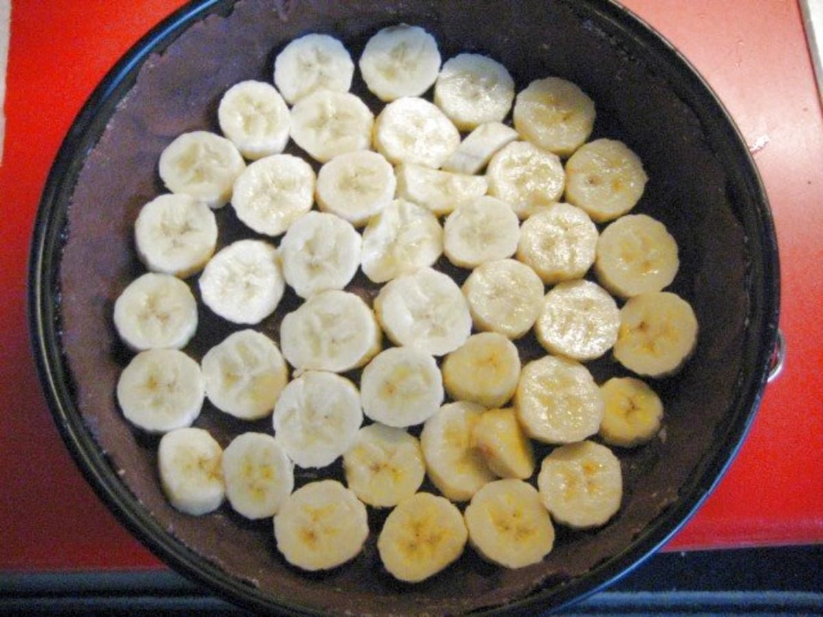 Schoko Käsekuchen mit Bananen - Rezept - Bild Nr. 12
