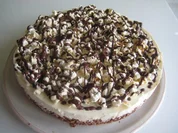 Popkorn-Zitronenquark-Torte - Rezept