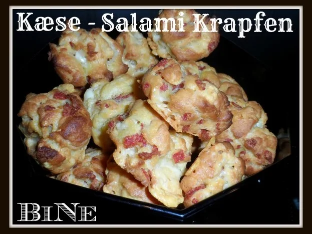 BiNe` S KÆSE - SALAMI KRAPFEN - Rezept