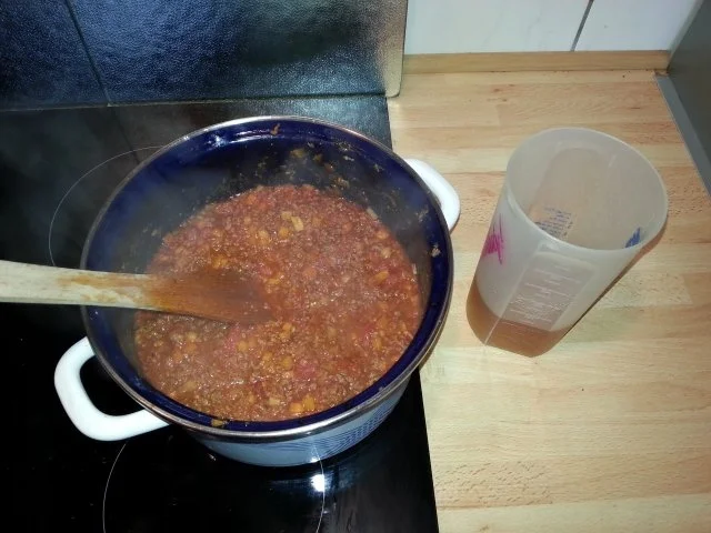 Rezept: Nudeln mit Bolognese Soße Bild Nr. 9 Nudeln mit Bolognese Soße - Rezept - Bild Nr. 9