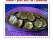 Fisch: Cajun-Zander im Zucchinibett - Rezept