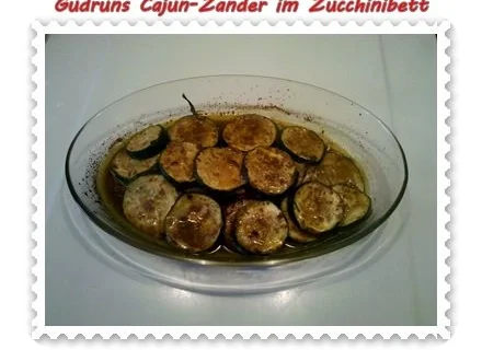 Fisch: Cajun-Zander im Zucchinibett - Rezept - Bild Nr. 12