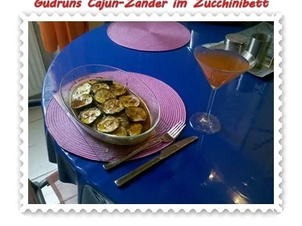 Fisch: Cajun-Zander im Zucchinibett - Rezept - Bild Nr. 14