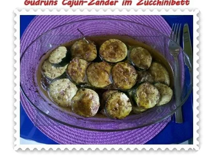 Fisch: Cajun-Zander im Zucchinibett - Rezept - Bild Nr. 16