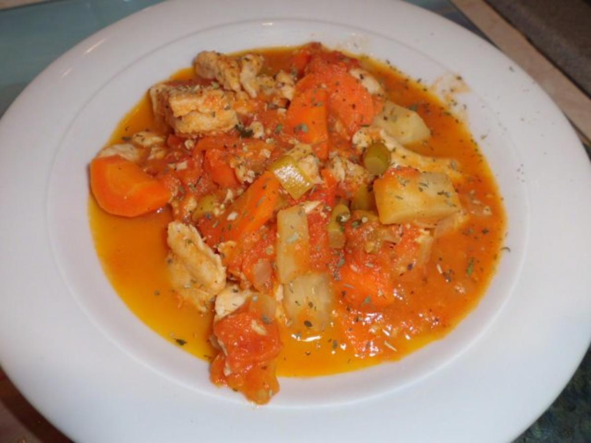 Bilder für Eintopf: Gemüse-Fisch-Ragout - Rezept