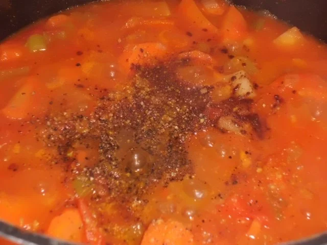 Rezept: Eintopf: Gemüse-Fisch-Ragout Bild Nr. 5 Eintopf: Gemüse-Fisch-Ragout - Rezept - Bild Nr. 5