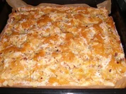 Kuchen/Torte...Buttermilch Kuchen mit Rhabarber - Rezept