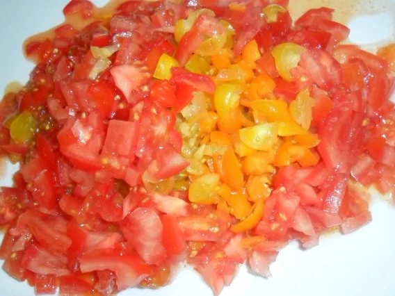 Rezept: mini conchiglie -muschelnudeln mit fruchtiger tomatensosse Bild Nr. 4 mini conchiglie -muschelnudeln mit fruchtiger tomatensosse - Rezept - Bild Nr. 4