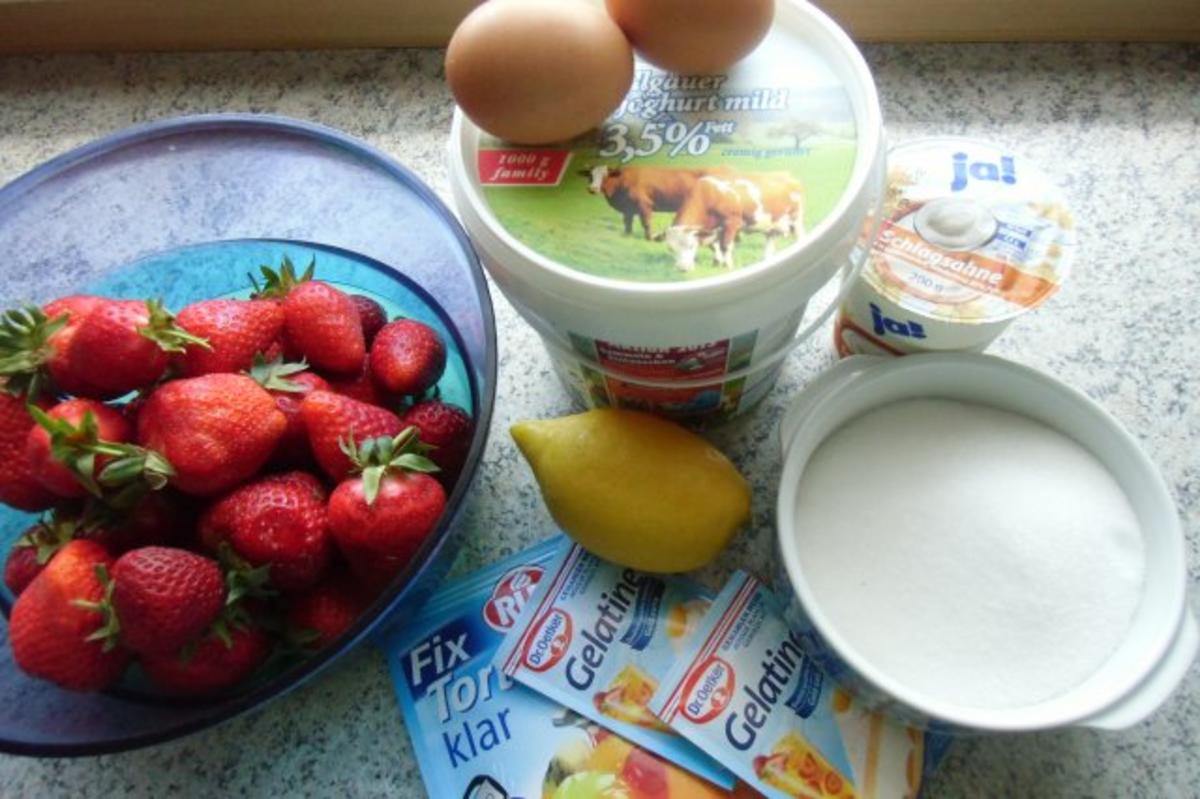 ❤ Erdbeer - Joghurt - Kuppeltorte ❤ - Rezept - Bild Nr. 5