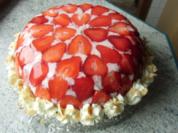 Rezept: ❤ Erdbeer - Joghurt - Kuppeltorte ❤ ❤ Erdbeer - Joghurt - Kuppeltorte ❤ - Rezept