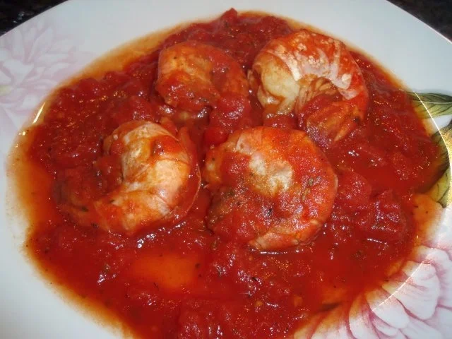 Garnelen in Tomatensauce - Rezept